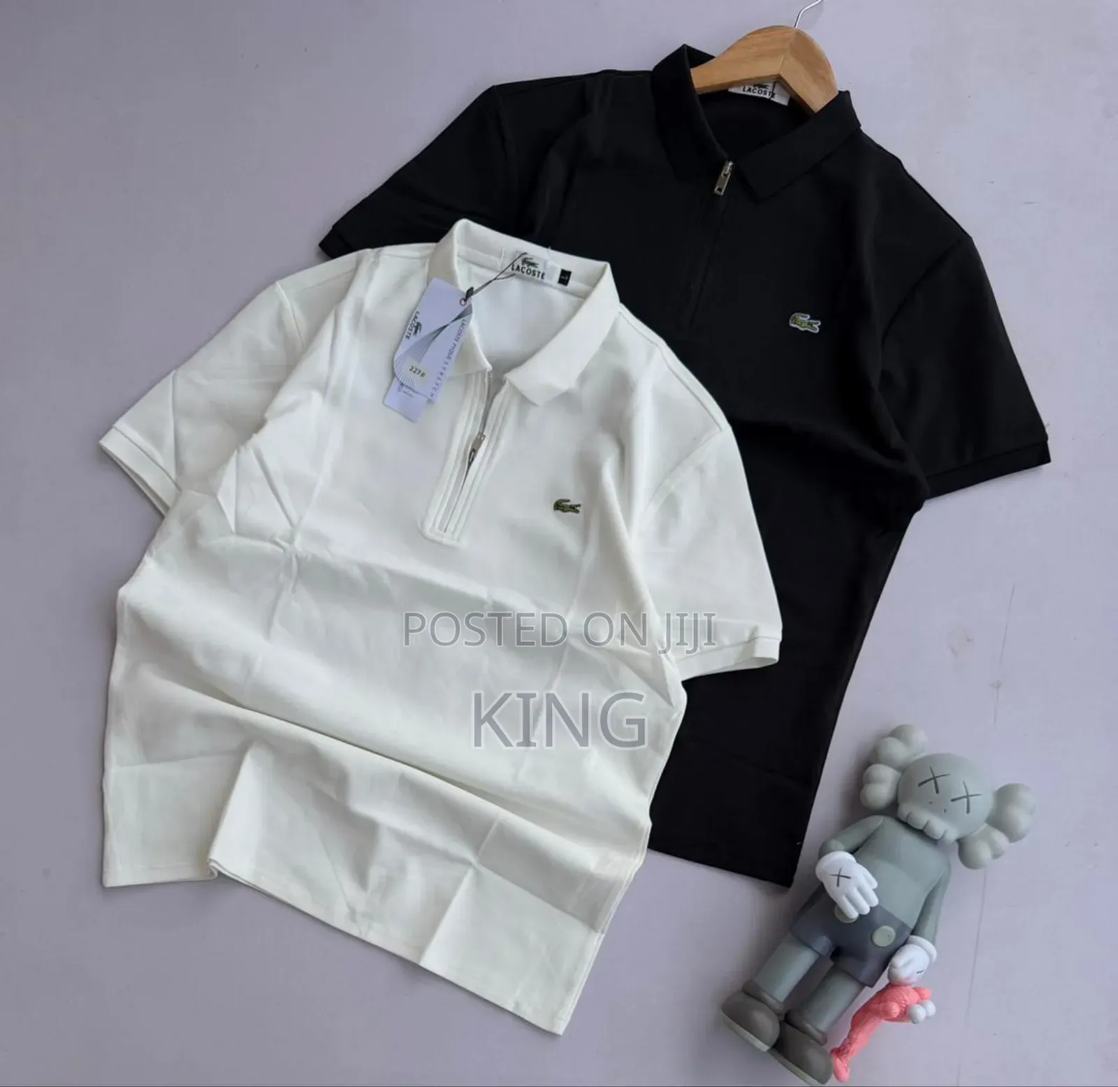 Lacoste Zipper-Front Polo Shirt