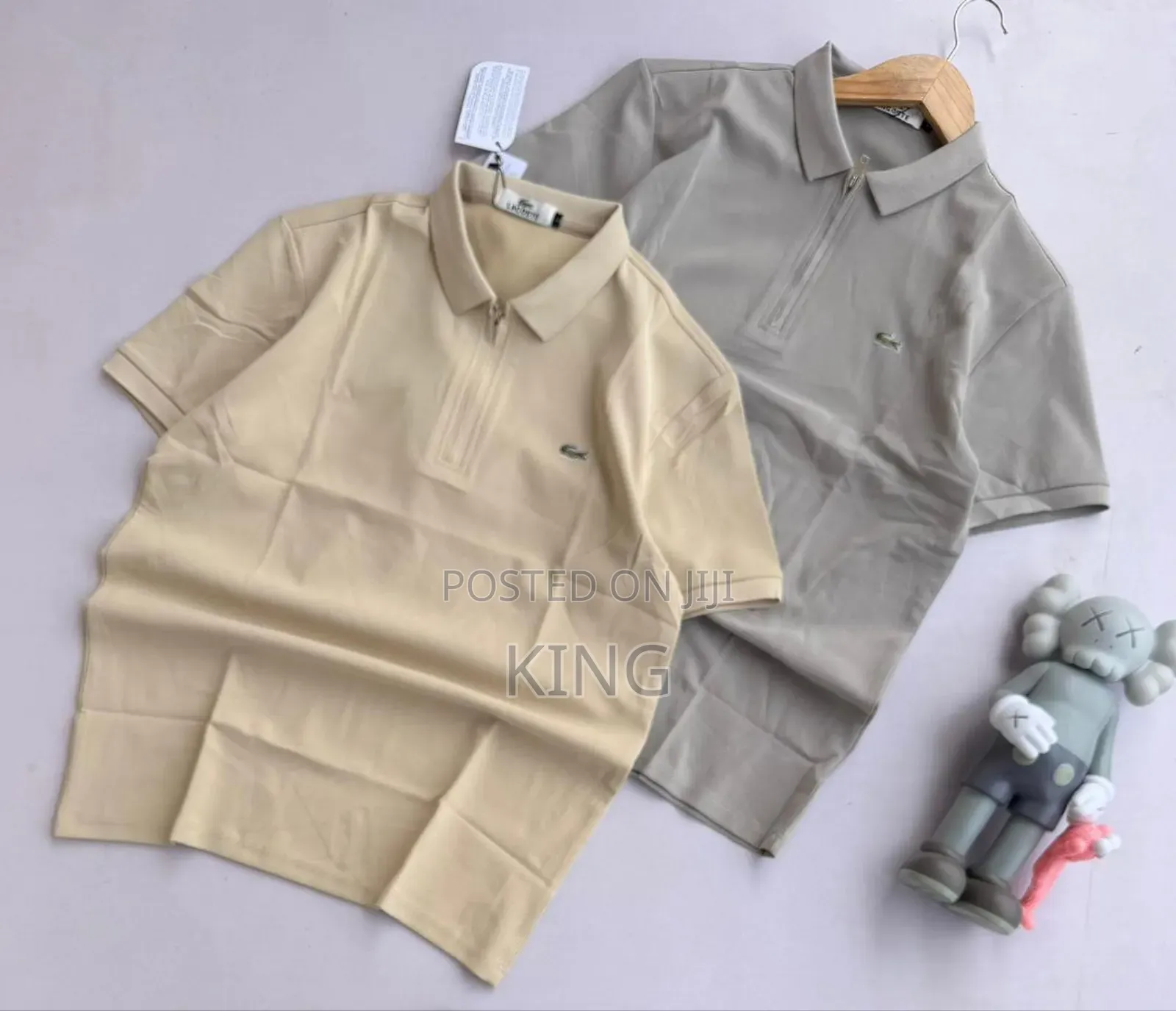Lacoste Zipper-Front Polo Shirt
