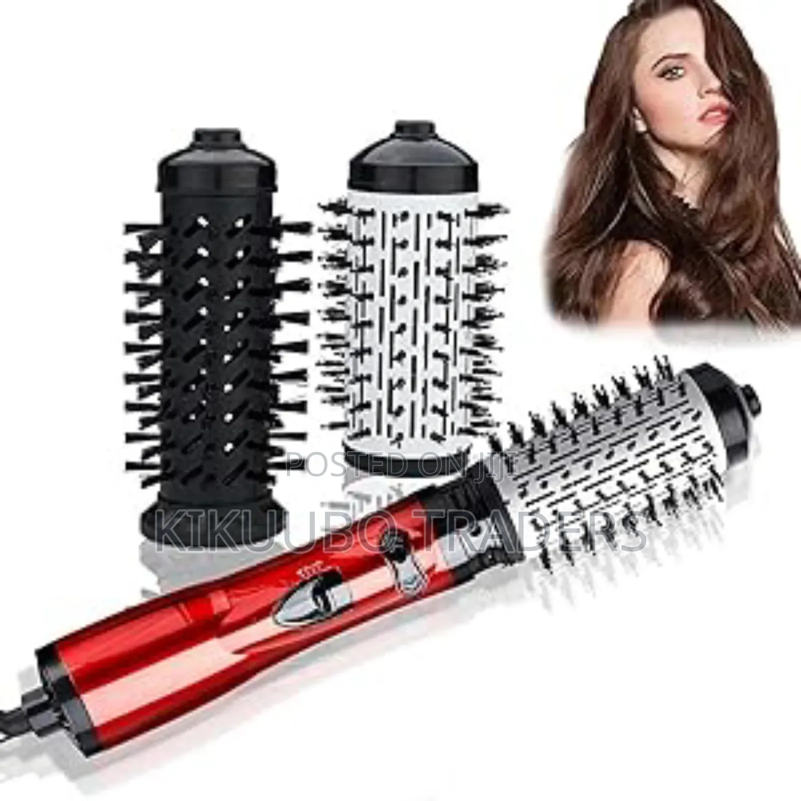 5in1 Hair Straightener Brush Kit