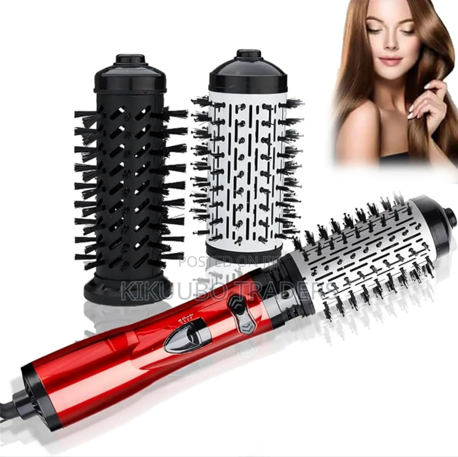5in1 Hair Straightener Brush Kit