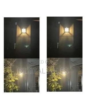 Solar Powered Led Outdoor Wall Light With Dynamic Flame Effect