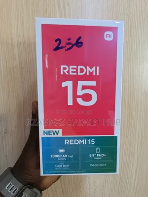 New Xiaomi Redmi 15 256 GB Black