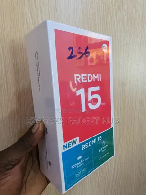 New Xiaomi Redmi 15 256 GB Black