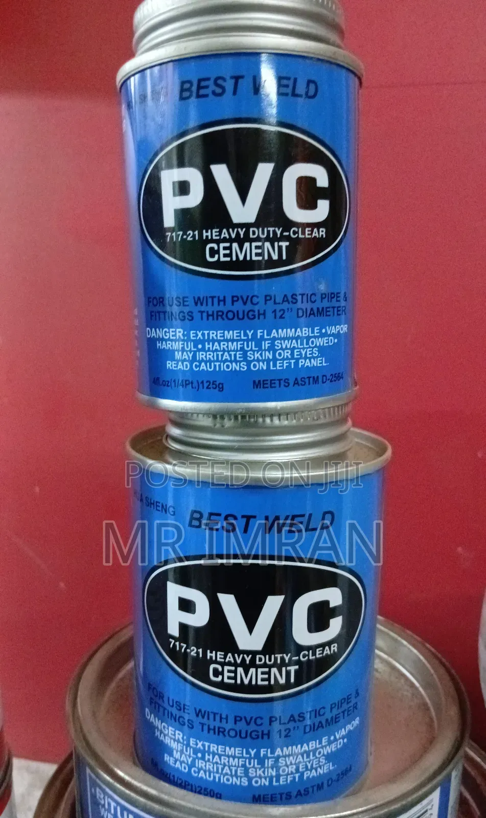 High-strength Solvent Cement