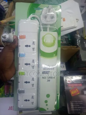 G T 4-Way Universal Heavy-Duty Extension Socket.