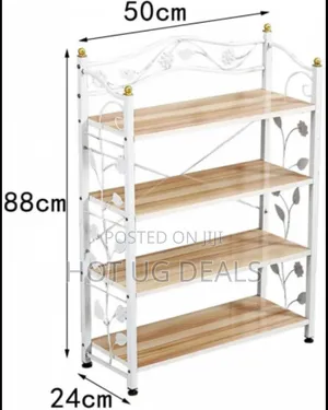 4-tier Metal Stands Storage Shoe Rack