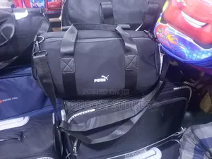 Black Puma Duffel Bag,