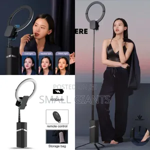 10inch Portable Foldable Rechargeable Ring Light