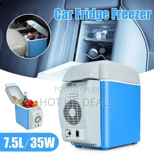 7.5l Mini Car Refrigerator- Multi Colours