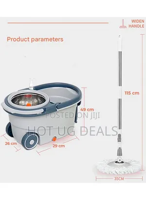 360° Rotating Spin Mop With Bucket