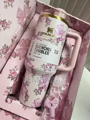 Stanley X Loveshackfancy 40 Oz Flowstate Quencher H2.0 Tumbler.