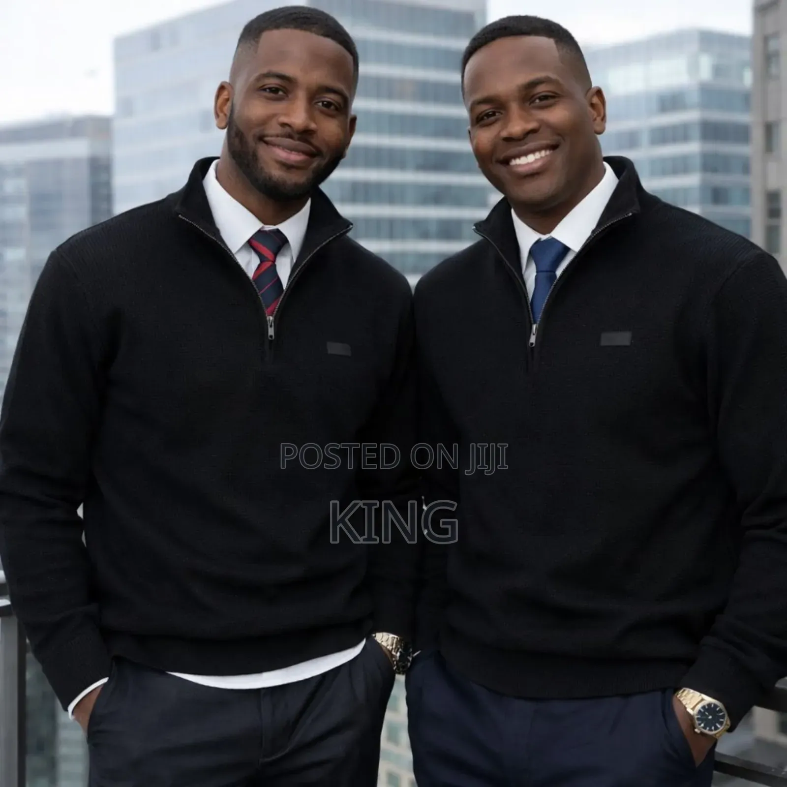Boss Padro Quarter-Zip Knitted Sweater,