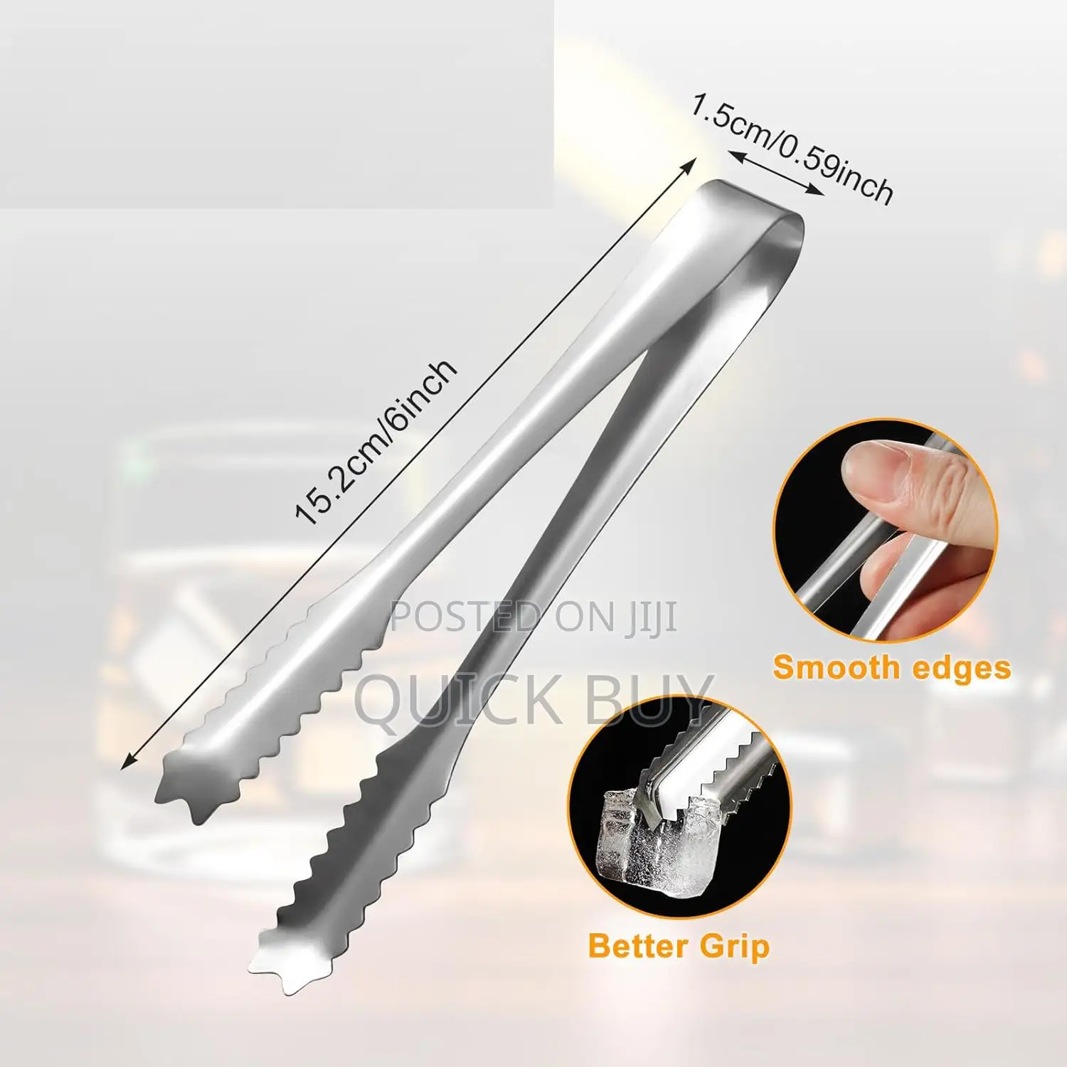 2pcs Ice Cube Tongs