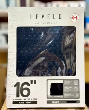 Levelo Cristallo Booktype 16 Inches Laptop Sleeve Bag