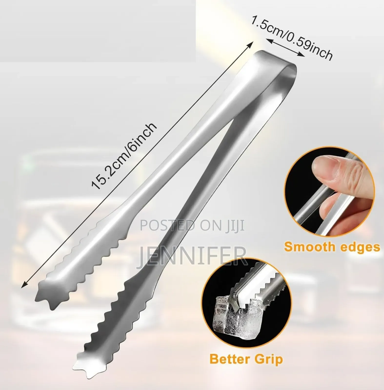 2pcs Ice Cube Tongs