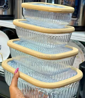 4pcs Airtight Multifunctional Fridge Organizer Containers