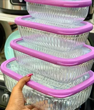 4pcs Airtight Multifunctional Fridge Organizer Containers
