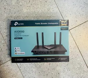 Tp-Link Archer Ax55 Ax3000 Dual Band Gigabit Wi-Fi 6 Router.