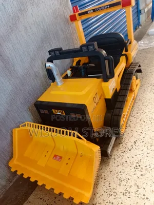 Super Toys Abm-6188 Electric Ride-on Bulldozer.