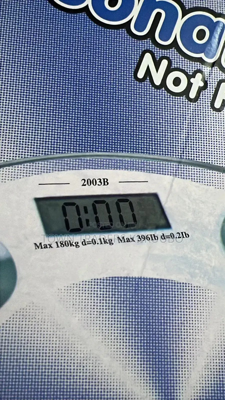 Glass Weighing Scale 180kg Max