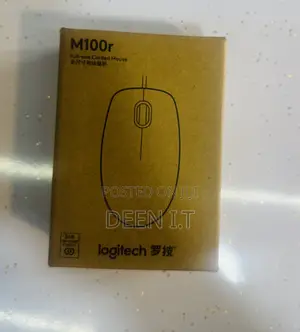 Logitech M100r Corded Mouse - Wired