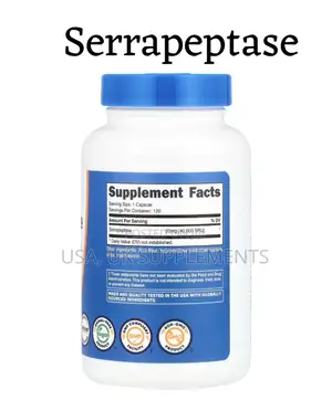 Nutricost Serrapeptase 40,000spu 120capsules
