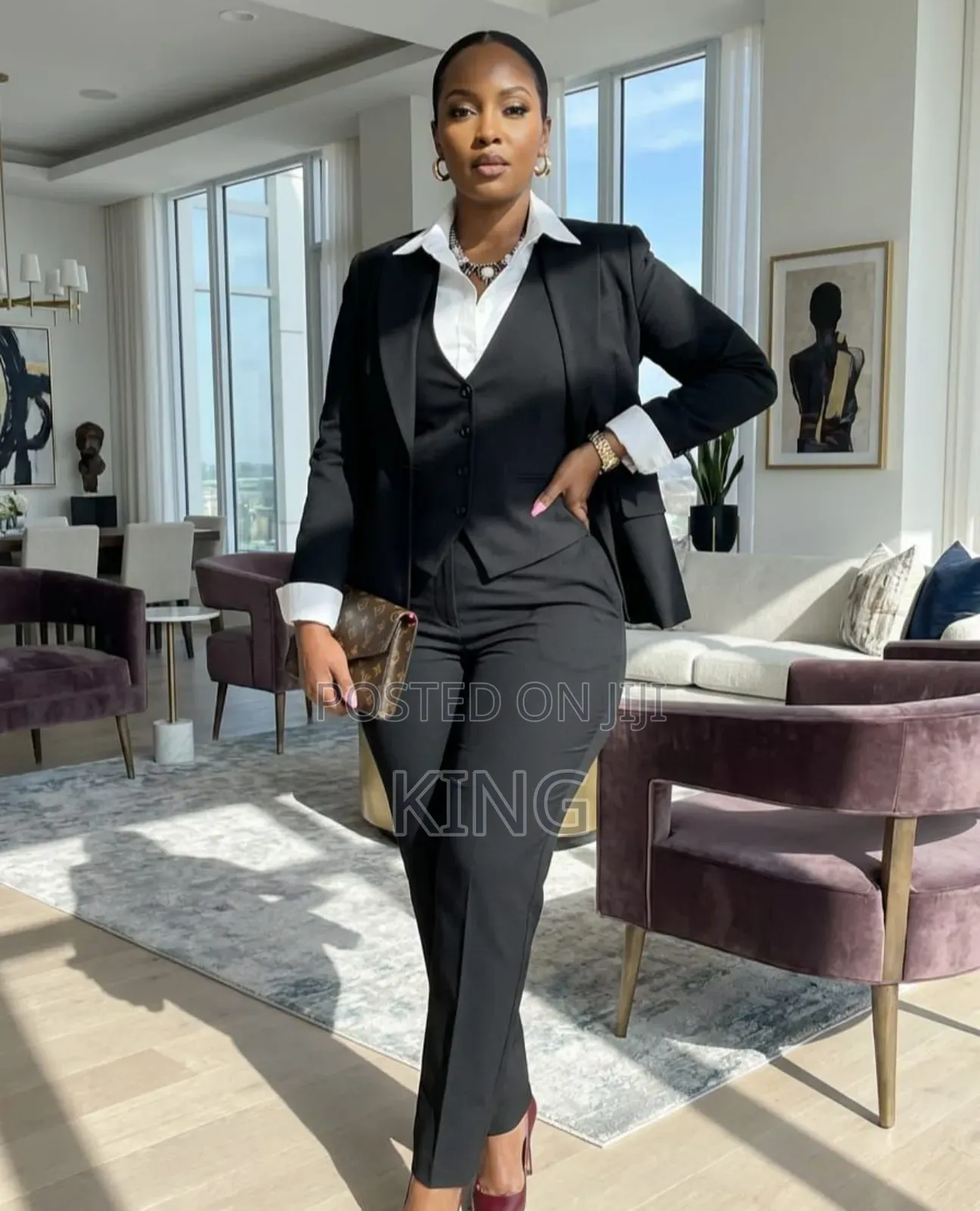 Office Three Piece Women's Suits