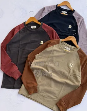Waffle-Textured Long-Sleeve Tees