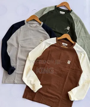 Waffle-Textured Long-Sleeve Tees