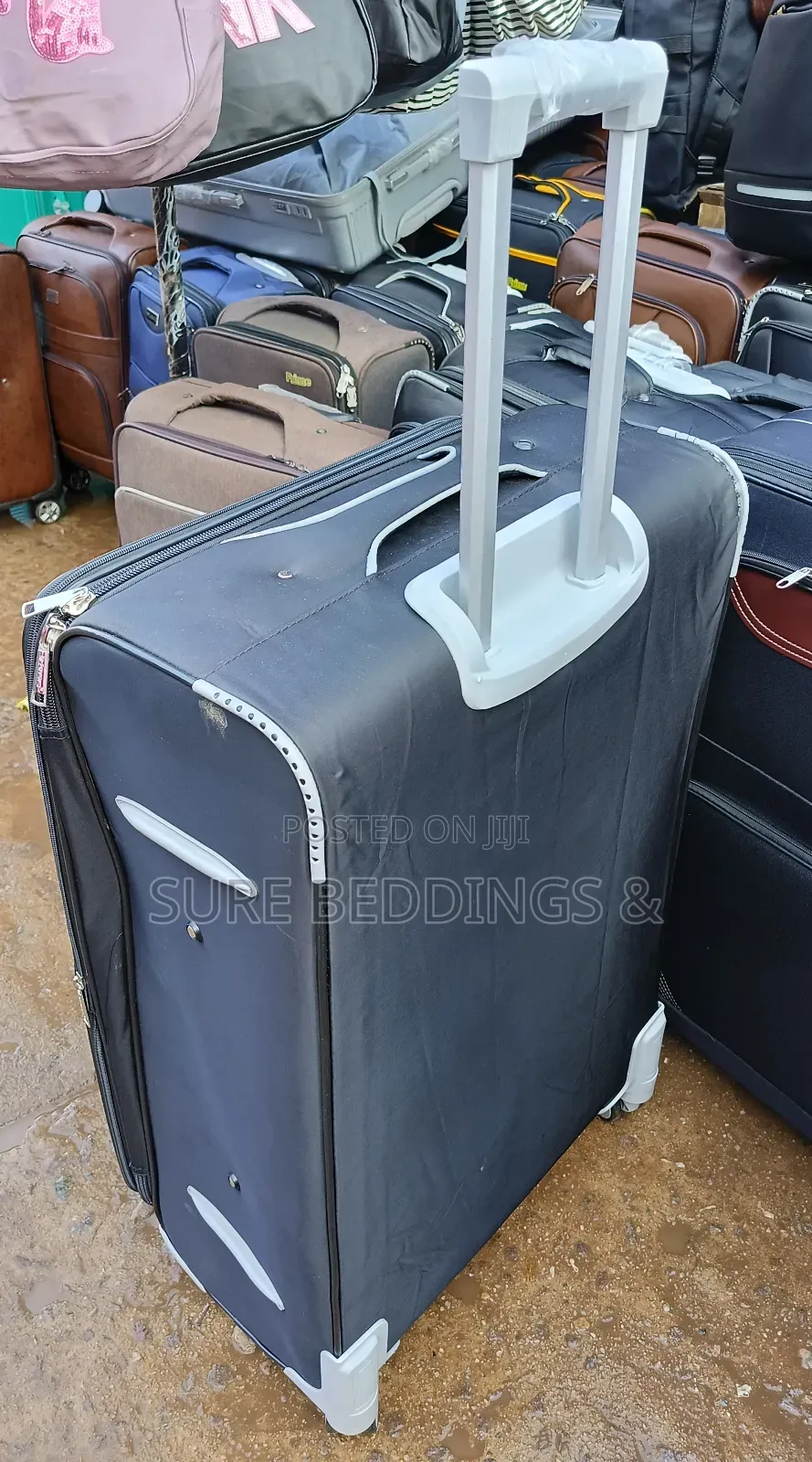Large Black Dfavors Suitcase