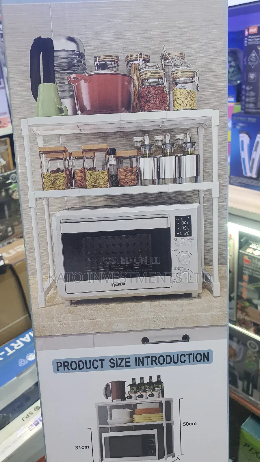 Simple Microwave Shelf-storage Rack