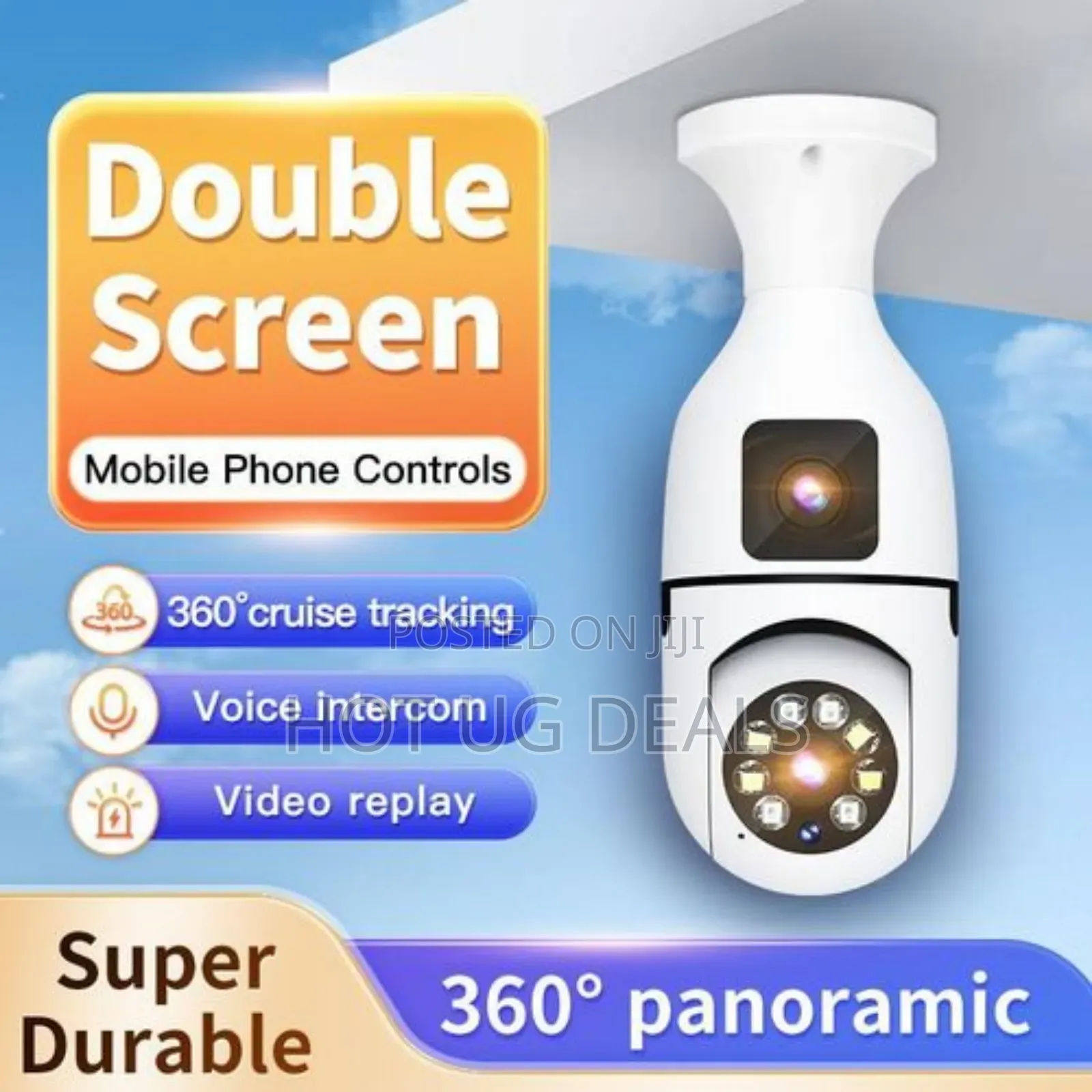 Dual-lens Pro Hd Light Camera Bullet Camera Wireless Wi-fi Ip Camera