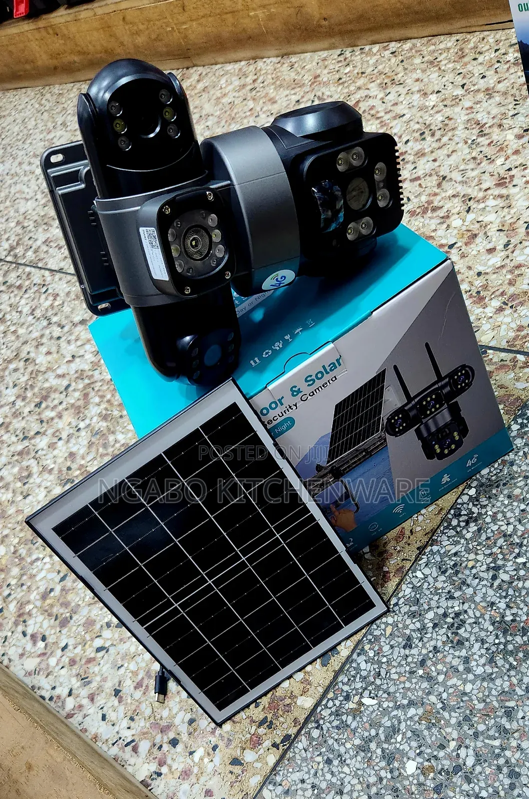 V380 Pro 4g Solar PTZ Security Camera.