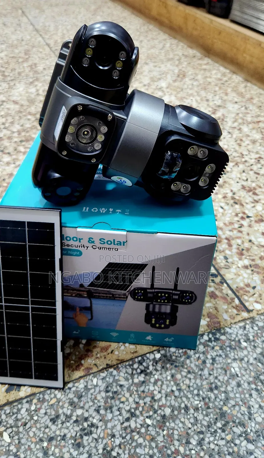 V380 Pro 4g Solar PTZ Security Camera.