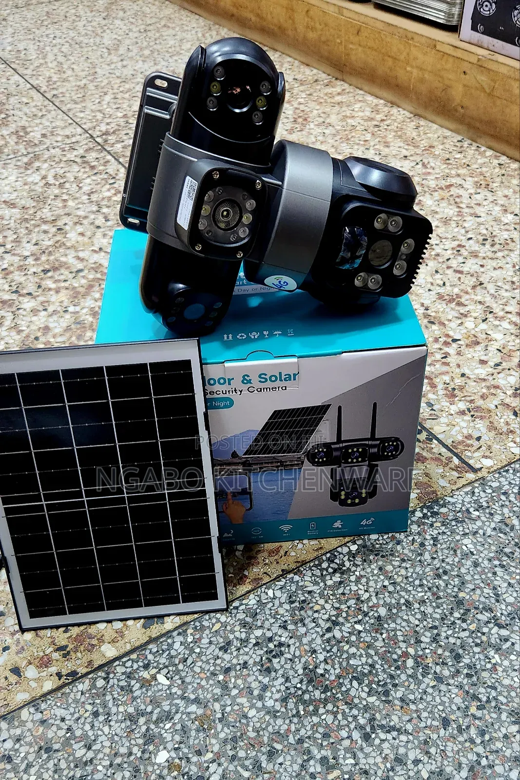 V380 Pro 4g Solar PTZ Security Camera.
