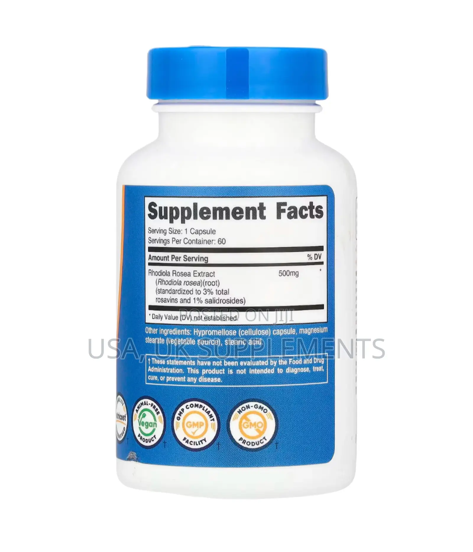Nutricost Rhodiola Rosea 500mg 60capsules