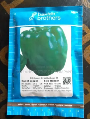 Yolo Wonder Sweet Pepper Seeds