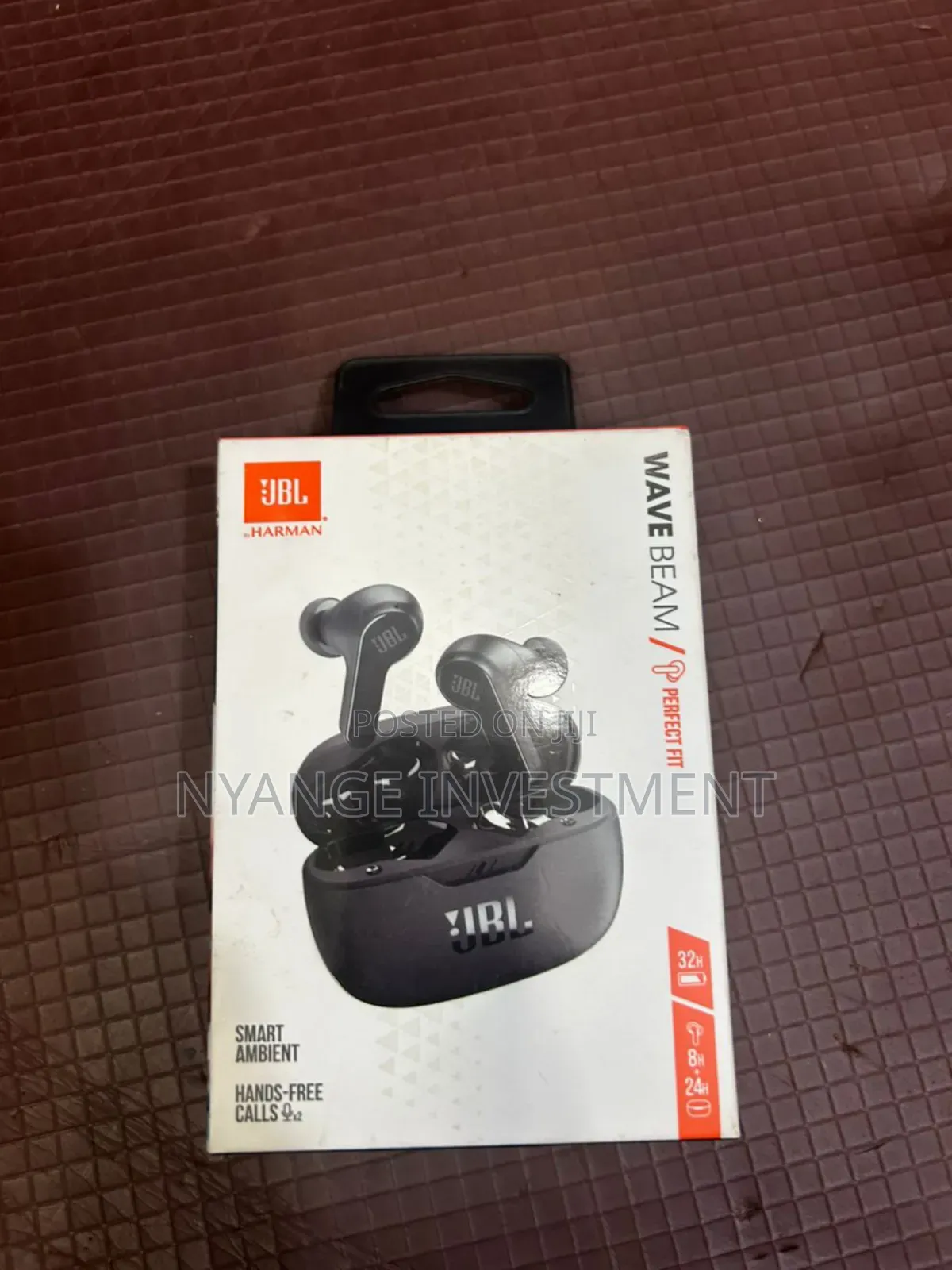 JBL Wave Beam True Wireless Earbuds.