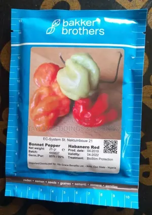 Hot Pepper Seeds, C.Chinense. Heirloom Pepper