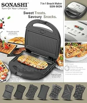 Sonashi Sandwich/Grill Maker Ssm862n