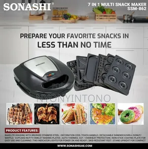 Sonashi Sandwich/Grill Maker Ssm862n