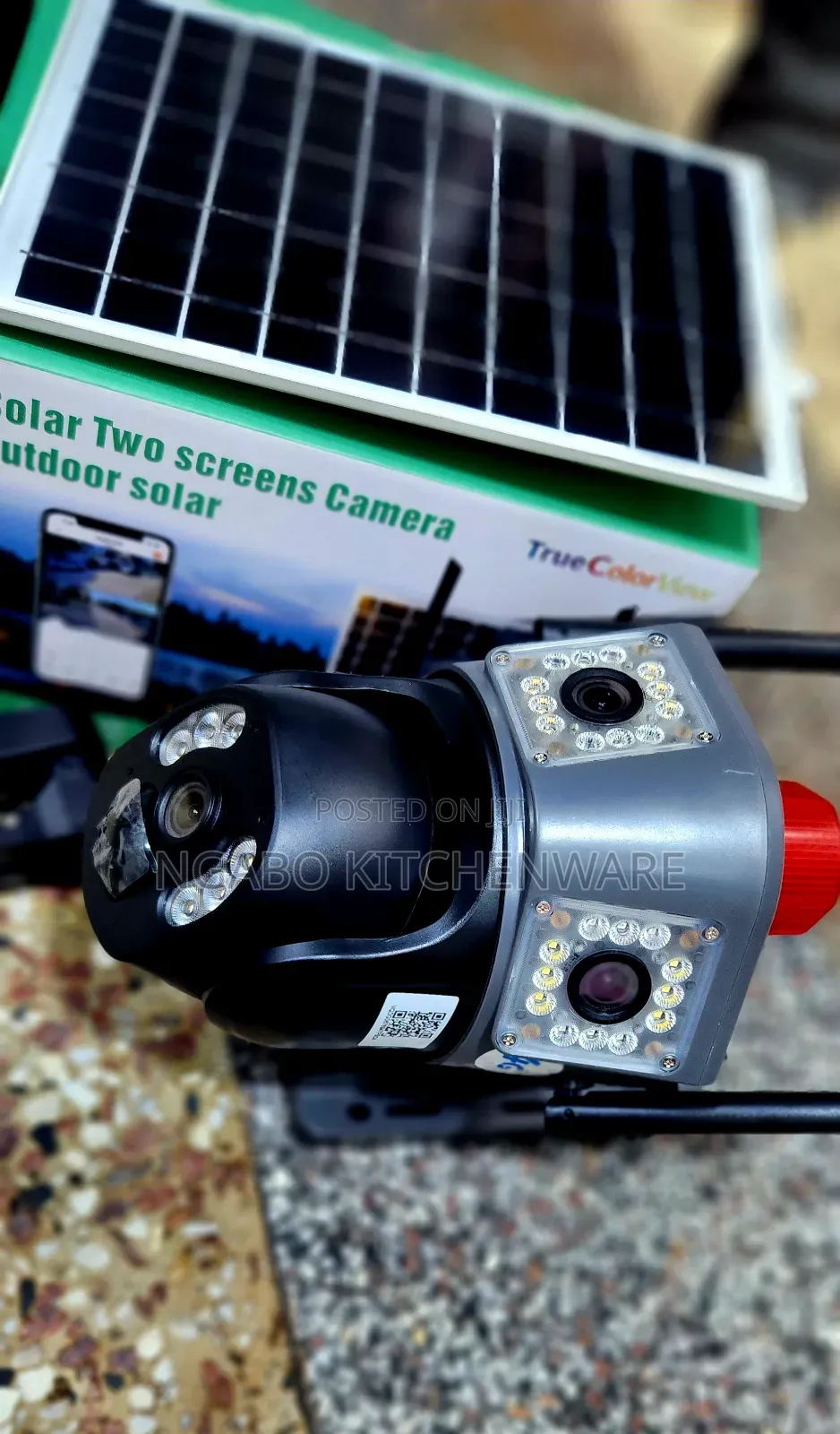 V380 Pro Solar PTZ CCTV Camera.