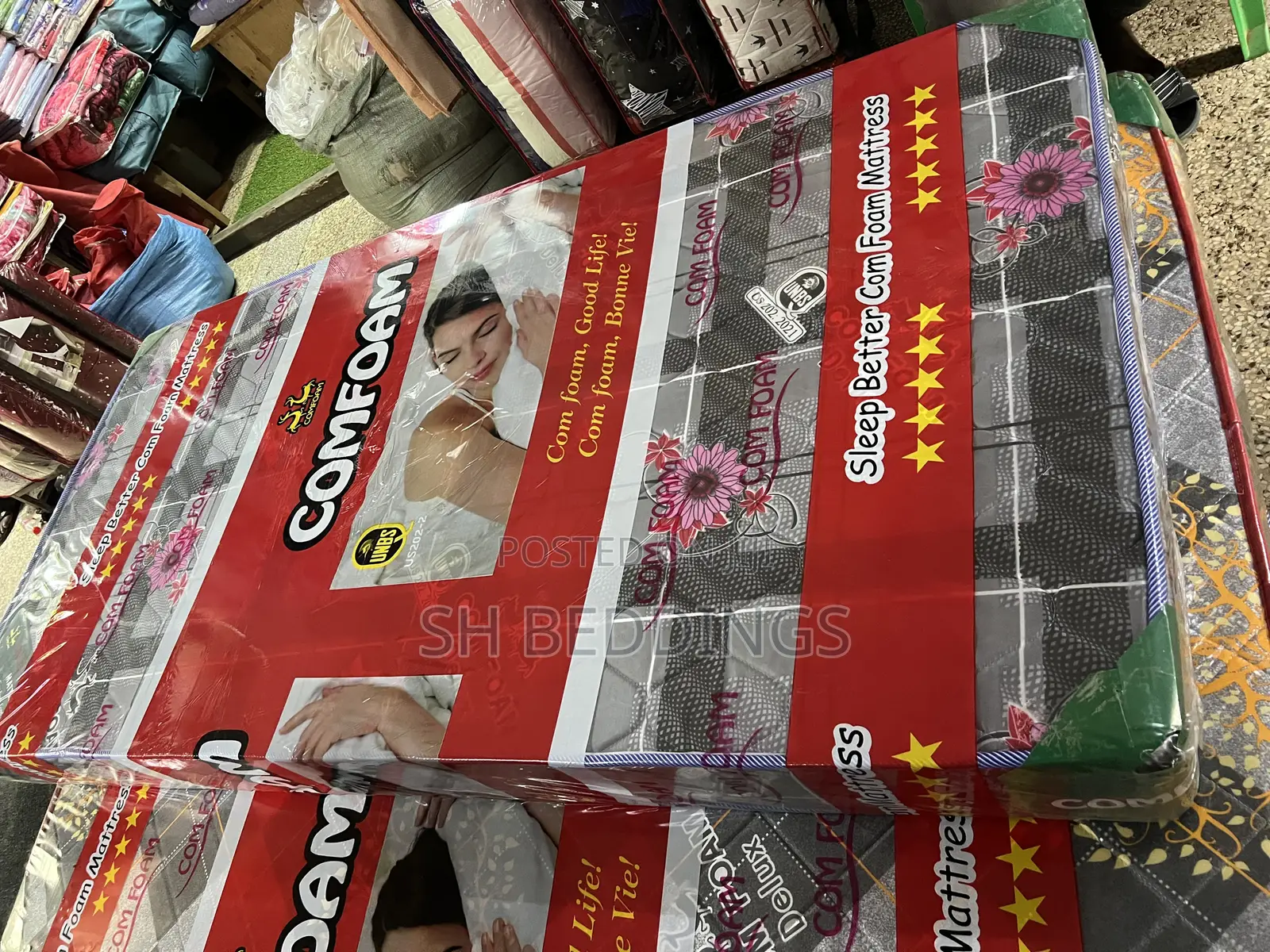 A 3x6 Quilted Mattress in Com Foam Type