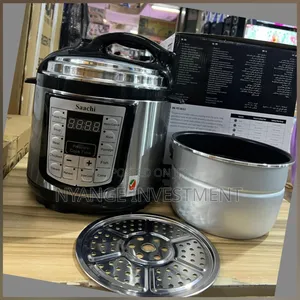 4l Sachi Pressure Cooker With Steamer and Slow Cooker .