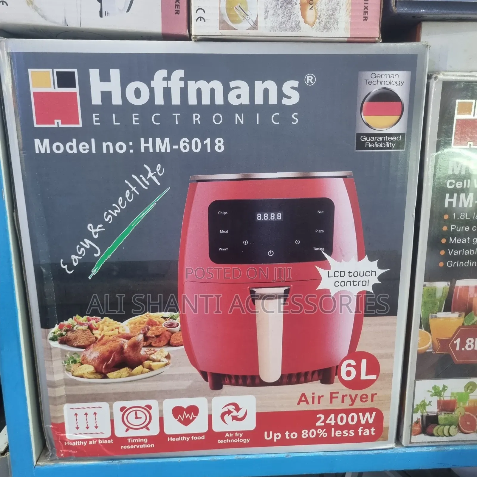 6l LCD Electric Air Fryer
