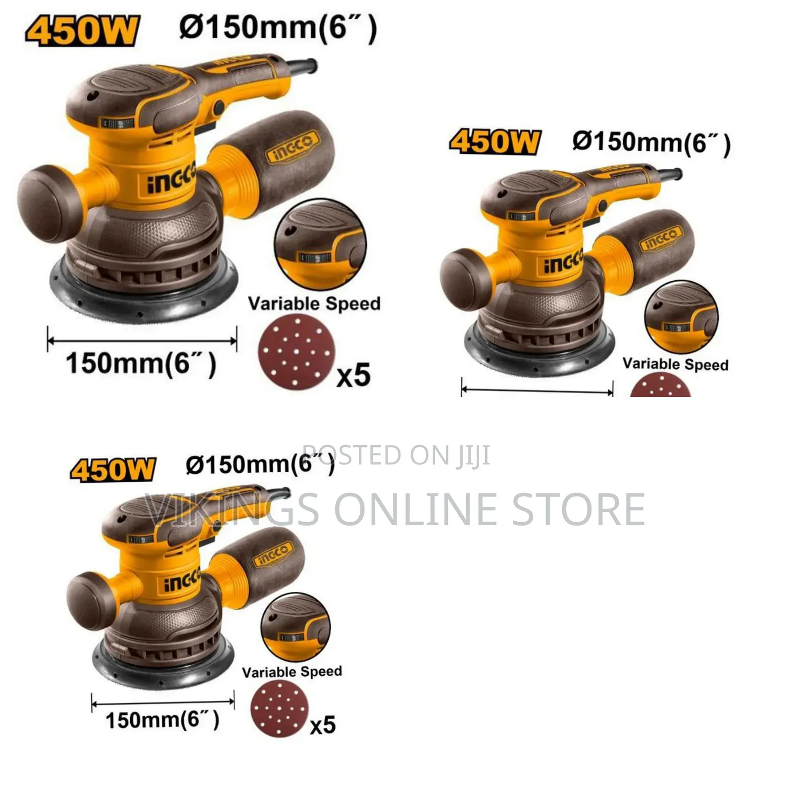 Ingco Rs4516 Rotary Sander