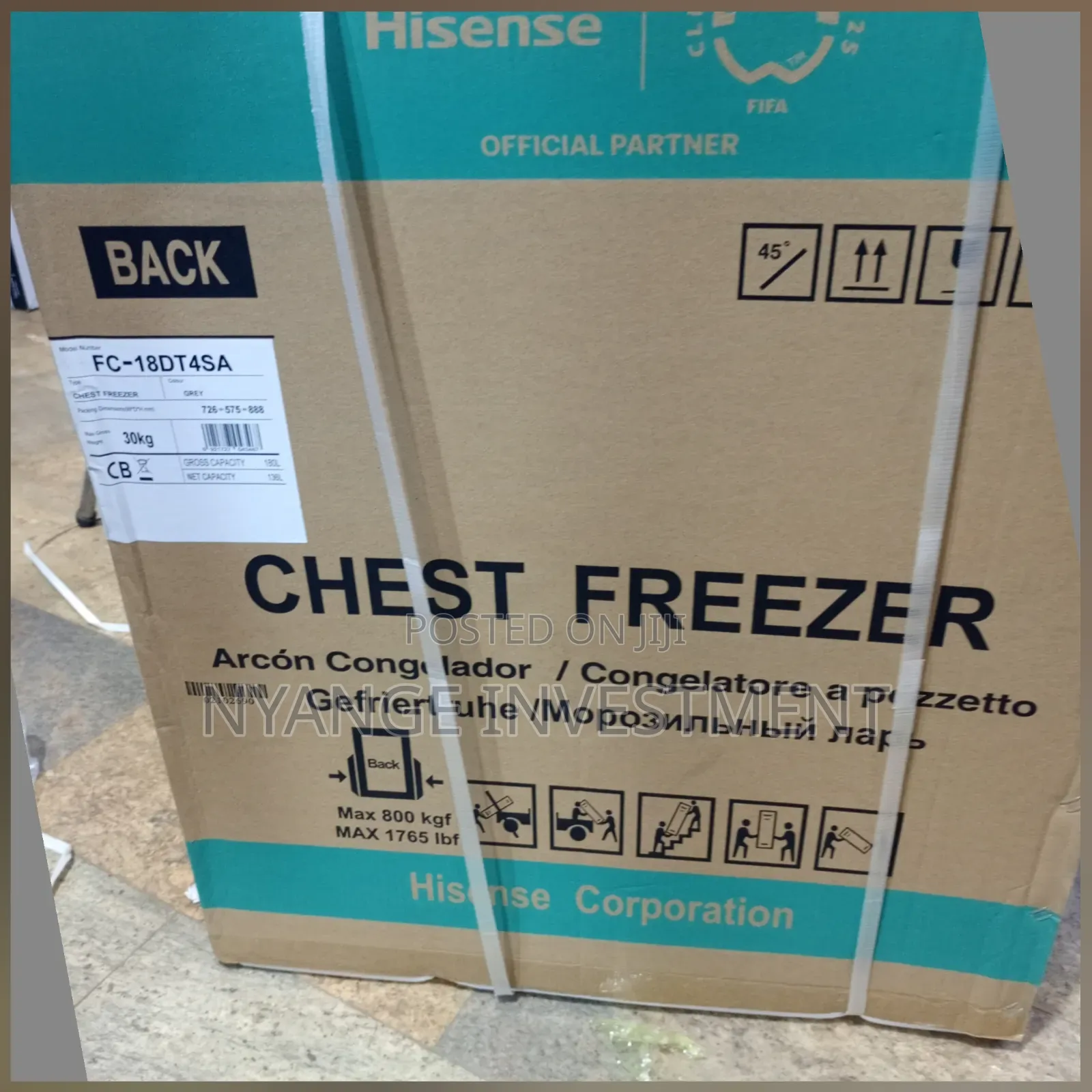 180l Deep Freezer Hisense Brand