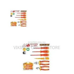 Ingco 6pcs 1000v Vde Insulated Hand Tools Set With 3pcs Insulated