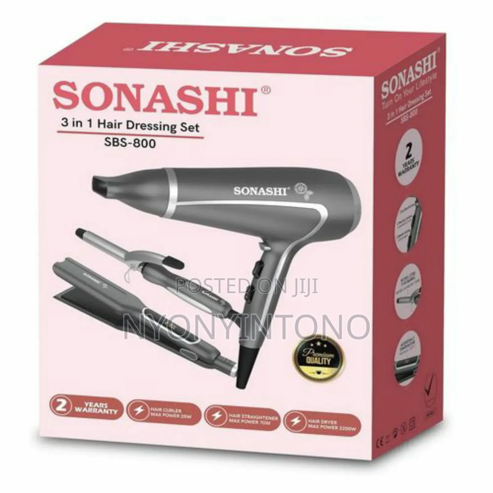 Sonashi 3in1 Hair Dressing Set Sb5800