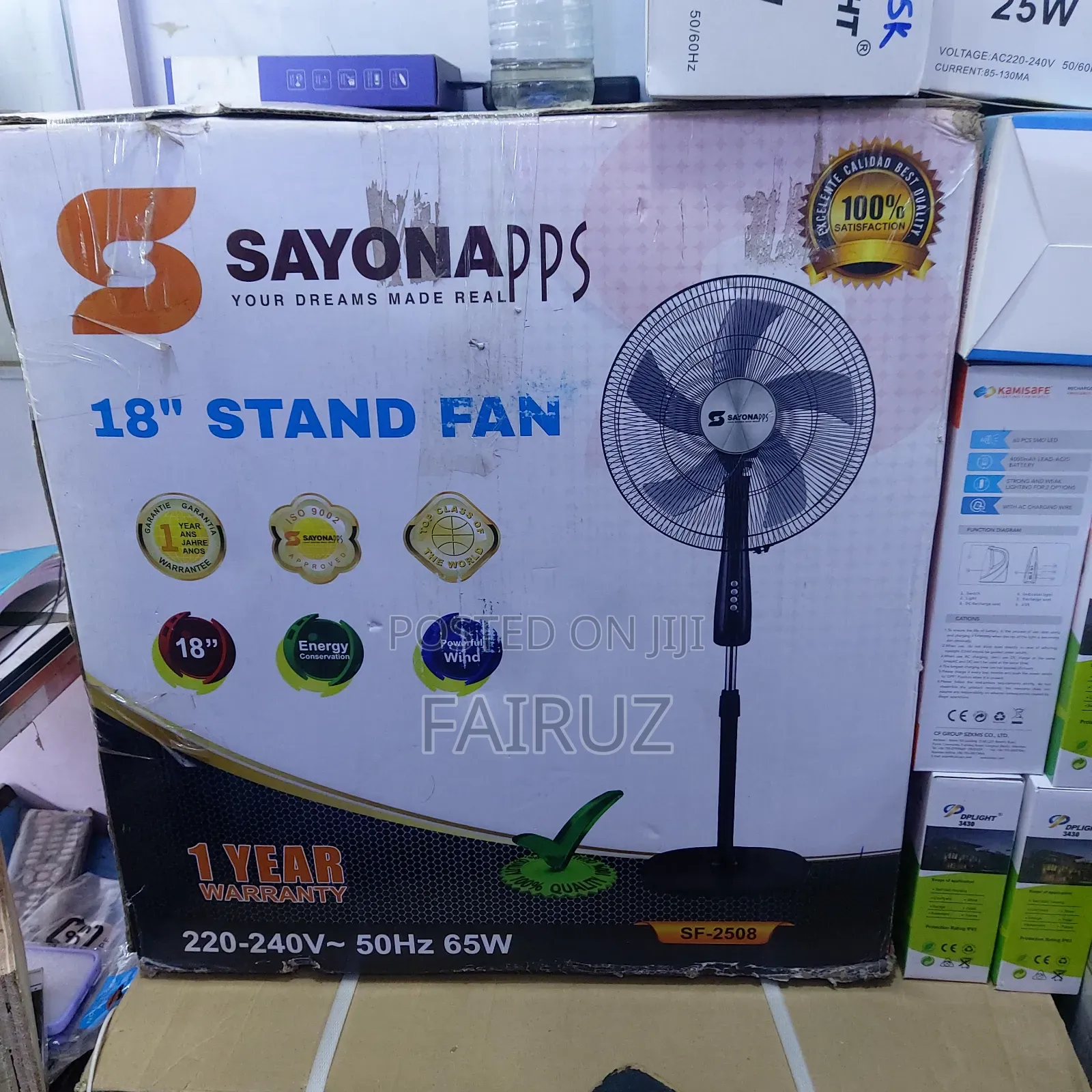 18 Inches Stand Fan Sayona